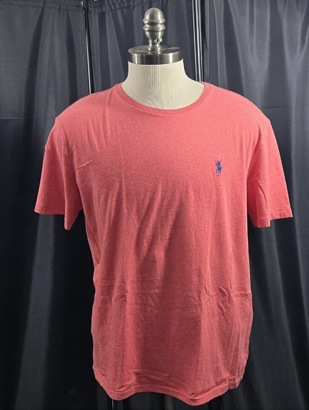 Polo Ralph Lauren T-Shirt Mens Size Large Red Blue Classic Fit Logo